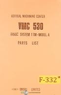 Fanuc-Fanuc VMC 530, 11M Model A, Parts LIst and Diagrams Manual-11M-530-A-01